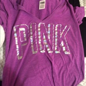 Purple PINK large t-shirt