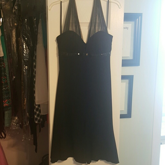 Black cocktail dress, size 9
