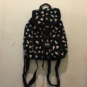 Victoria's Secret PINK mini rhinestone backpack