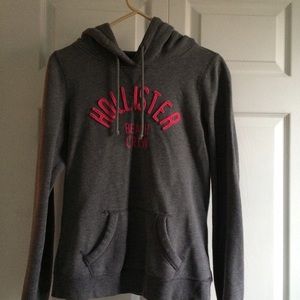 grey hollister sweatshirt