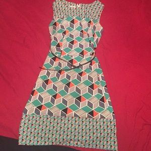 Beautiful size 12 multicolor Dressbarn dress