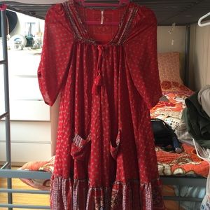 Free People Penny Lane Chiffon Dress