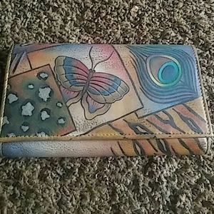 Anuschkla hand painted wallet