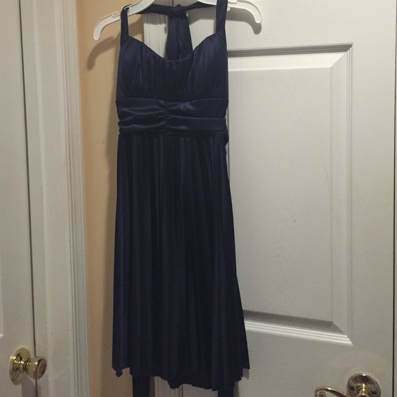 Silky soft blue dress