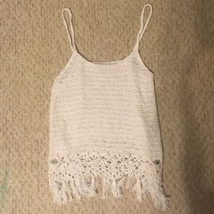 Abercrombie knitted crop top