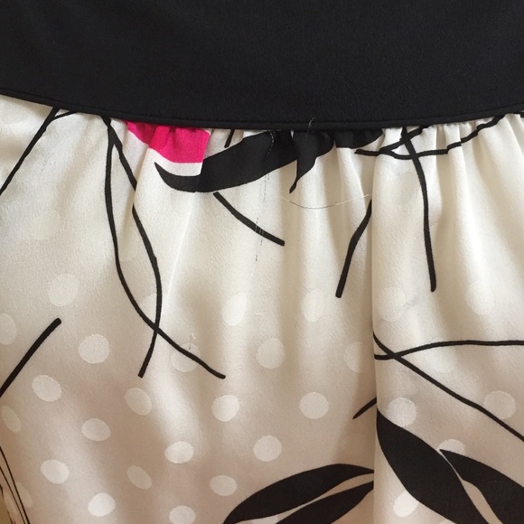 Mossimo Dress Black White Pink Size XS - Picture 3 of 4