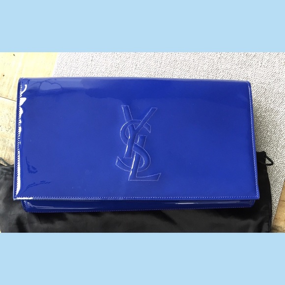SOLD‼️ trade‼️YSL patent leather clutch