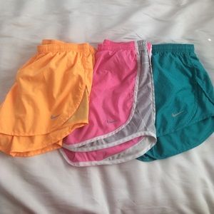 3 pairs on Nike running shorts.