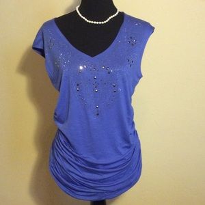 Pretty sleeveless blouse