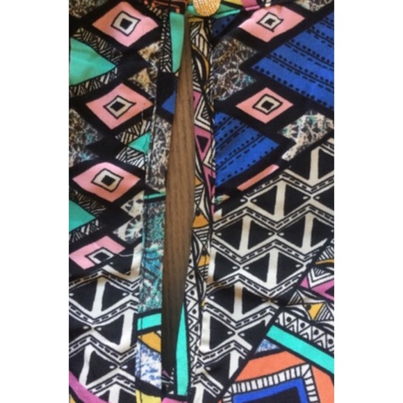 Boho flare sleeve dress Sz S or L - Picture 2 of 2