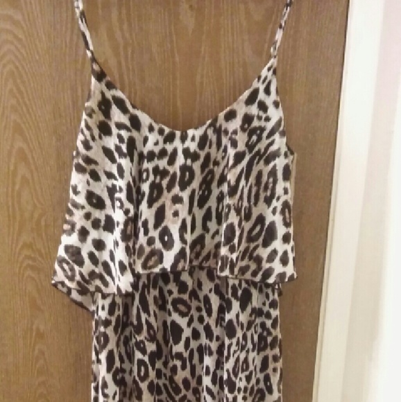 Long Cheetah Print Dress