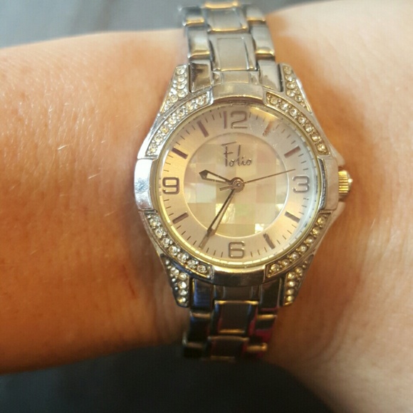 Folio Stainless steel watch