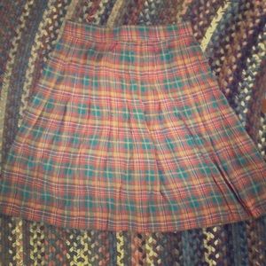 Plaid Skirt