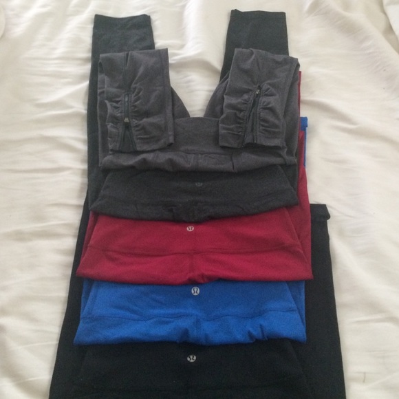Lululemon wunder under running crops.