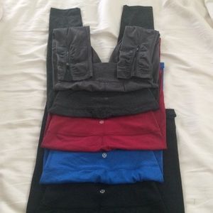 Lululemon wunder under running crops.