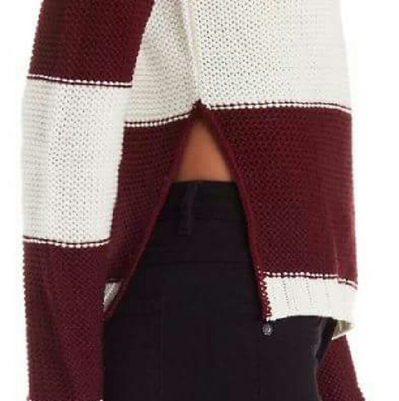 Striped Cowl Neck Sweater - Picture 2 of 2