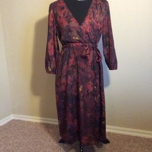 Eddie Bauer wrap around dress