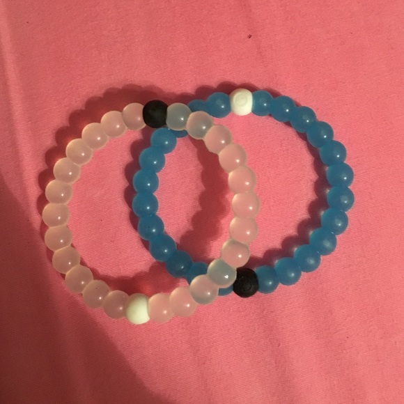 Two Lokai bracelets