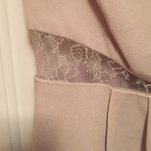 Bcbg dove grey lace cocktail dress - Picture 2 of 4