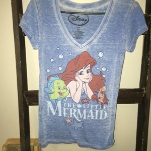 NWOT The Little Mermaid V-Neck Tee
