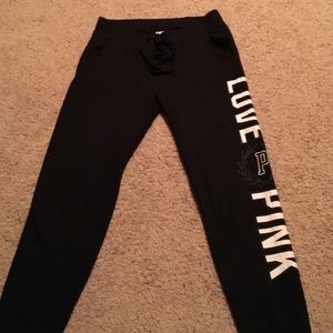 PINK sweatpants!