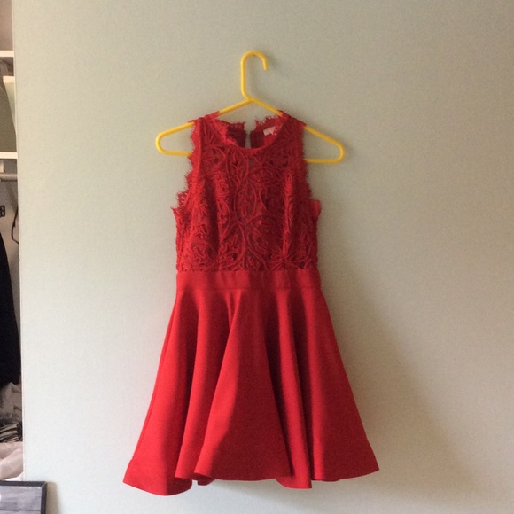 Junior Party Red Dress - Picture 2 of 2