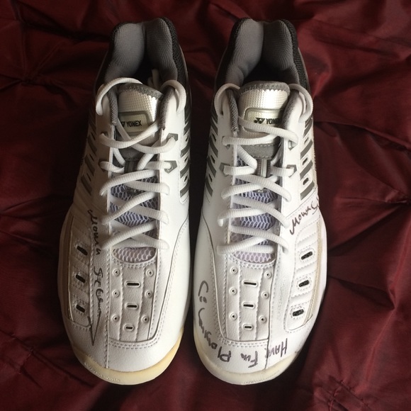 Monica Seles's Autographed Tennis Shoes