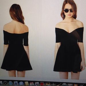 Skater Black Dress