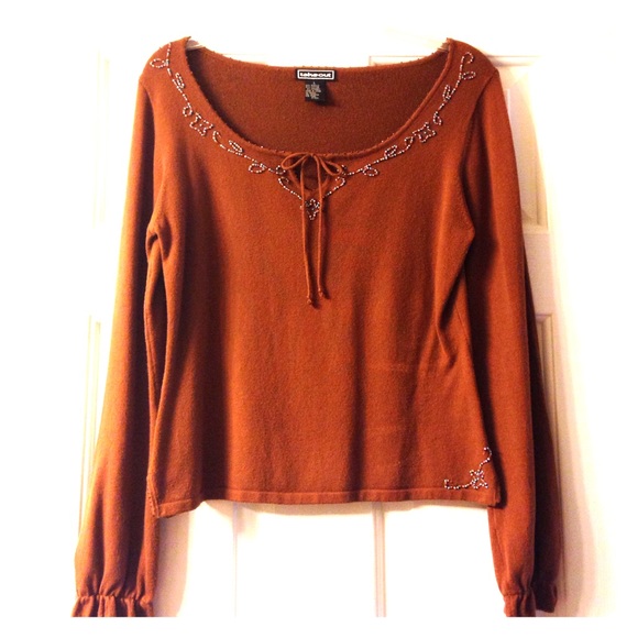 Long-sleeved beaded shirt - Picture 1 of 3