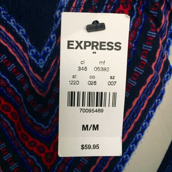 SOLD NWT Authentic Express Strapless Sun Dress - Picture 3 of 4