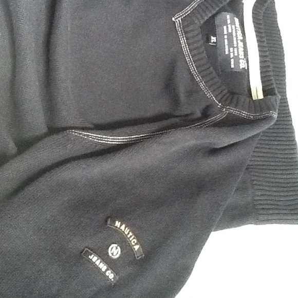 Men's Nautica Jeans Co. V Neck sweater size XL - Picture 3 of 4