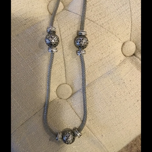 Brighton necklace with beads/ stoppers