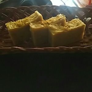 3 Organic homemade calendula aloe soap