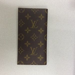 AUTHENTIC Vintage Louis Vuitton check book wallet