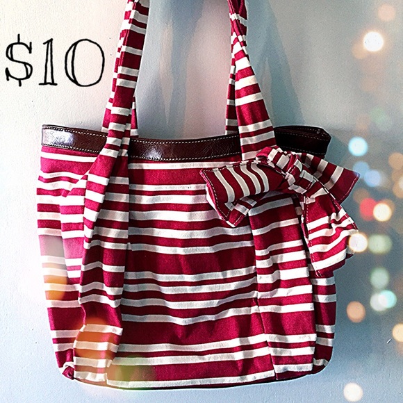 Pink & white boho bag ❤️