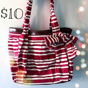 Pink & white boho bag ❤️