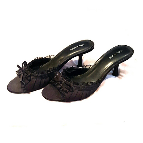 Maurices Black Kitten Heels