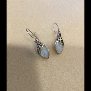 Opal earrings