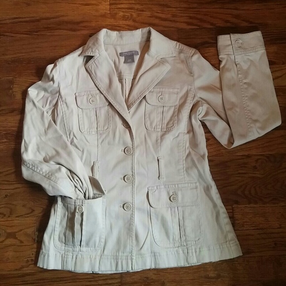 Ann Taylor Khaki Jacket