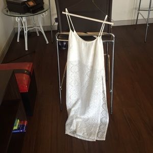 White Lace Festival Crop Top