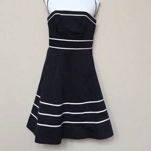 WHBM Black and White Cocktail Dress