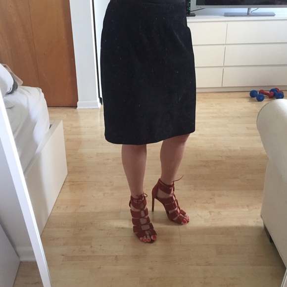Black suede skirt. Perfect condition.