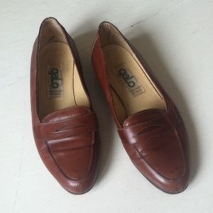 Vintage Galo loafers in brown