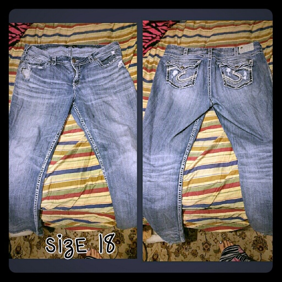 Silver jeans
