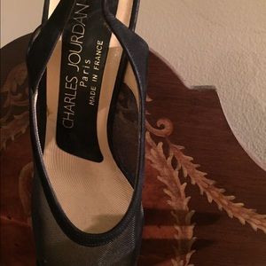 Charles Jourdan sexy sling back heels