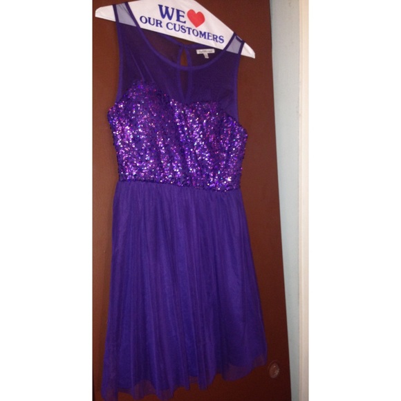 Short Purple Dress