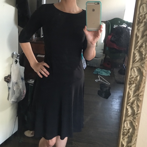 Anne Klein 3/4 sleeve flow dress size 4