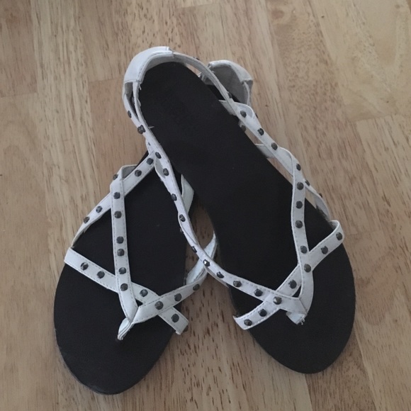 White Mossimo sandals