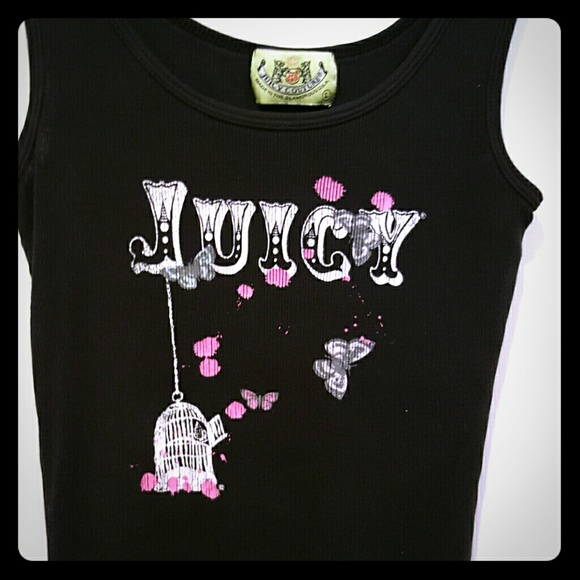Juicy Couture Tops - SOLD Juicy Couture Butterfly Cage Tank Top
