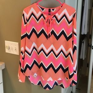 Chevron blouse